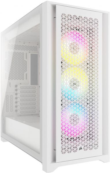  Corsair iCUE 5000D RGB AirFlow Tempered Glass White (CC-9011243-WW)   -  1