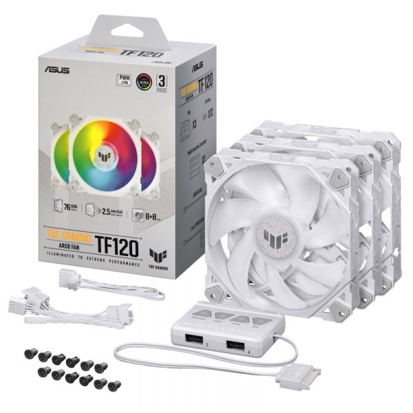 ���������� ASUS TUF Gaming TF120 ARGB 3IN1 White (90DA0033-B09030) - �������� 9