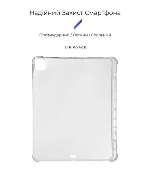 - Armorstandart Air Force with pencil holder  Apple iPad 10.2 (2019/2020/2021) Transparent (ARM62552) -  2
