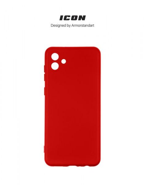 - Armorstandart Icon  Samsung Galaxy A04 SM-A045 Camera cover Red (ARM63907) -  3