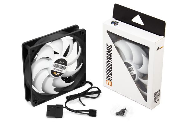 ���������� Frime (FWF120HB20PWM) 120x120x25��, PWM Black/White - �������� 4