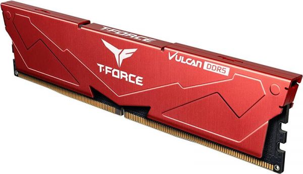 ������ ������ DDR5 2x16GB/6000 Team T-Force Vulcan Red (FLRD532G6000HC38GDC01) - �������� 2