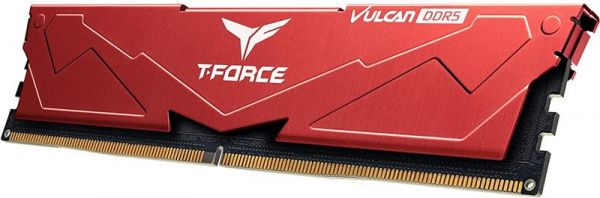 ������ ������ DDR5 2x16GB/6000 Team T-Force Vulcan Red (FLRD532G6000HC38GDC01) - �������� 3
