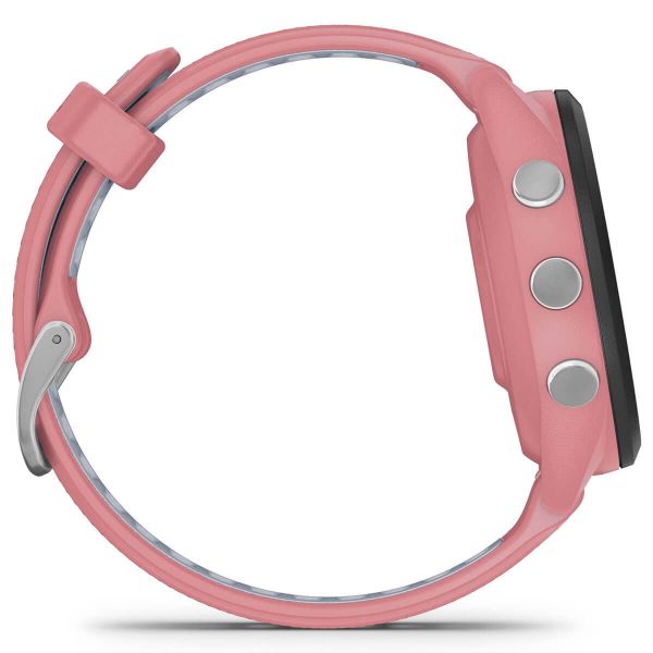 - Garmin Forerunner 265S Black Bezel with Light Pink Case and Light Pink/Whitestone Silicone Band (010-02810-55) -  8