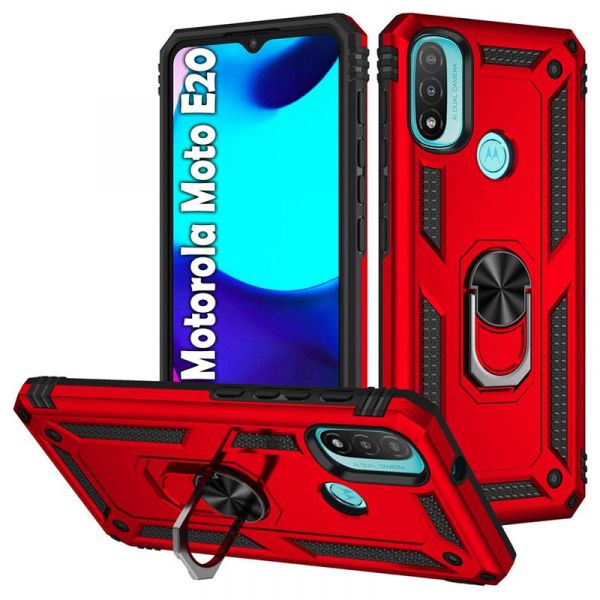 e- BeCover Military  Motorola Moto E20 Red (708835) -  2
