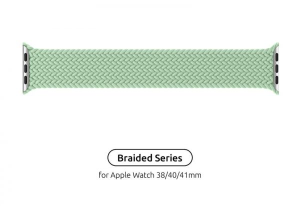  Armorstandart Braided Solo Loop  Apple Watch 38mm/40mm/41mm Mint Size 4 (132 mm) (ARM64901) -  1