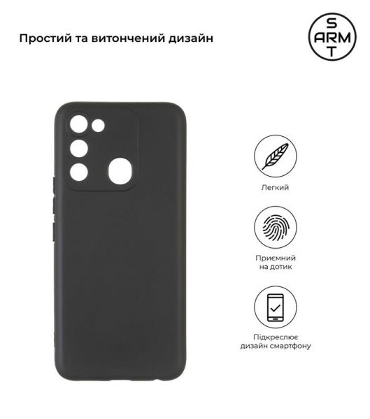 �����-�������� Armorstandart Matte Slim Fit ��� Tecno Spark Go 2022 (KG5) Camera cover Black (ARM63707) - �������� 2