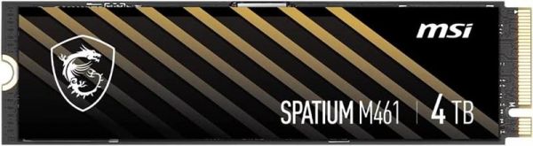 SSD  MSI Spatium M461 4TB M.2 2280 PCIe 4.0 x4 NVMe 3D NAND TLC (S78-440R030-P83) -  1