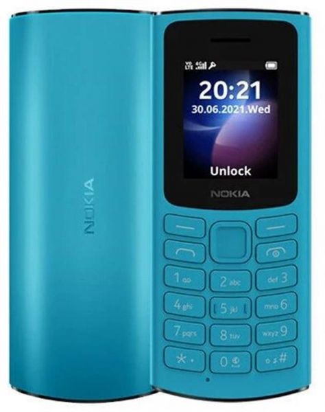   Nokia 105 2023 Dual Sim Cyan -  1
