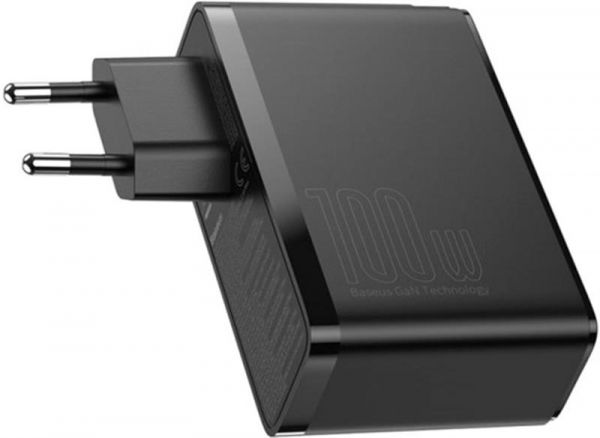    Baseus GaN2 Pro Quick Charger 2C+2U (2xUSB-C+2xUSB-A) 100W Black (CCGAN2P-L01) -  4