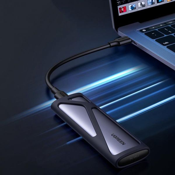 ������� ������ Ugreen ��� SSD M.2 (NVMe) M-Key 3.2 Gen2 CM400 Gray (90264) - �������� 4