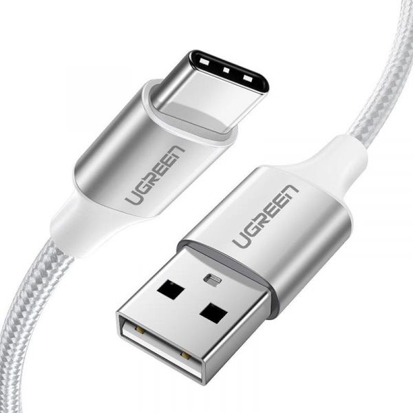 ������ Ugreen US288 USB - USB-C, 3�, Silver-White (60409) - �������� 2