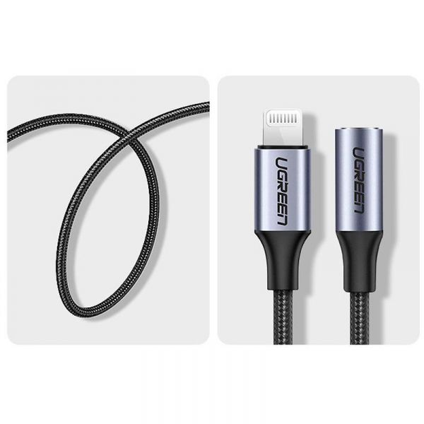 ������� Ugreen US211 Lightning - 3.5 �� , Gray (30756) - �������� 4