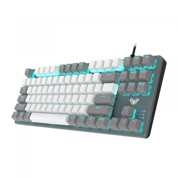 ���������� Aula Mechanical F3287 White/Grey keycap KRGD blue (6948391240688) - �������� 3