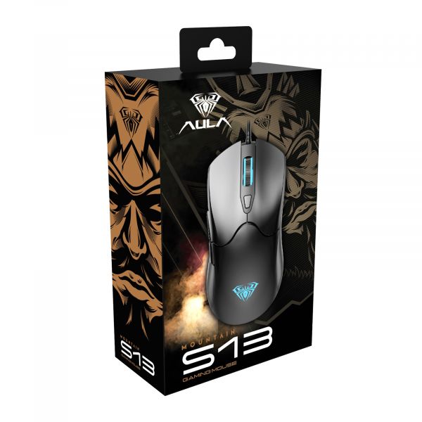  Aula S13 Wired gaming mouse with 6 keys Black (6948391213095) -  7