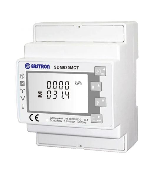  Three phase energy meter Eastron SDM 630MCT-ETL (ESCT-T24 150A/1A) -  1