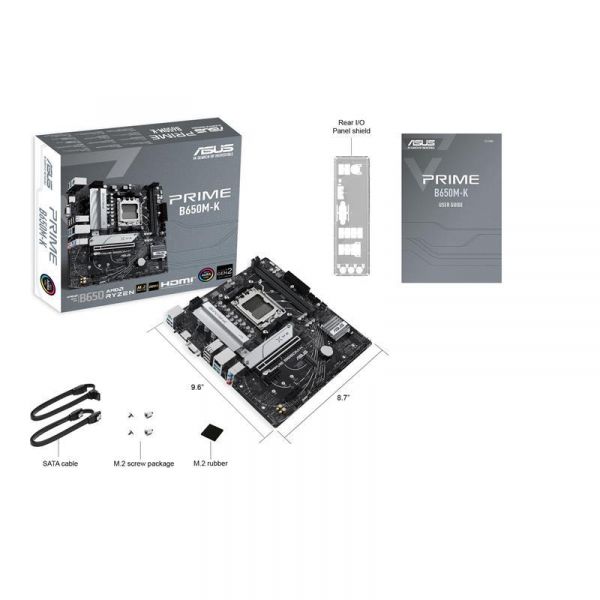 �������c��� ����� ASUS PRIME B650M-K sAM5 B650 2xDDR5 M.2 HDMI D-Sub mATX 90MB1F60-M0EAY0 - �������� 7