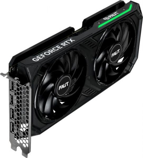 ³�������� GeForce RTX 4060, Palit, Dual, 8Gb GDDR6, 128-bit, HDMI/3xDP, 2460/17000 MHz, 8-pin (NE64060019P1-1070D) - �������� 4