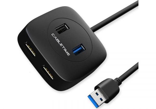 USB-��� Cabletime 4-Ports, USB3.0 + USB2.0 + Micro B � �������� (CB43B) - �������� 1