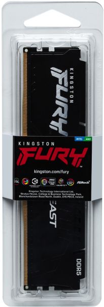 ������ ������ DDR5 32GB/5600 Kingston Fury Beast Black (KF556C36BBE2-32) - �������� 5