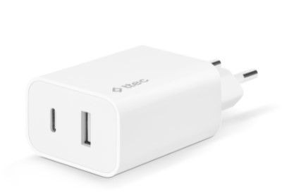    Ttec SmartCharger Duo PD USB-C/USB-A 32 White (2SCS24B) -  1