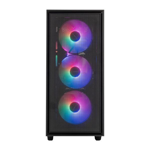  Prologix E107 Tempered Glass 1xUSB2.0, 2xUSB3.0, Black,   -  4