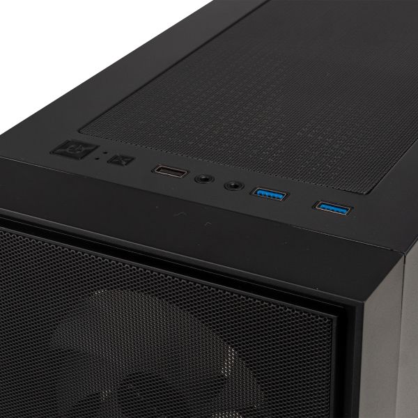  Prologix E107 Tempered Glass 1xUSB2.0, 2xUSB3.0, Black,   -  7