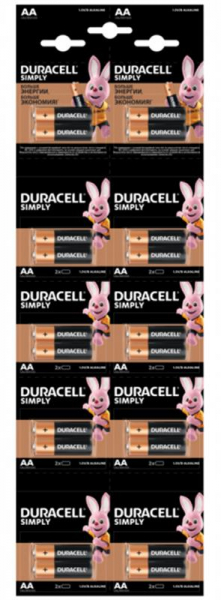 ��������� Duracell Simply AA/LR06 BL 20��(2���10) �������� - �������� 1