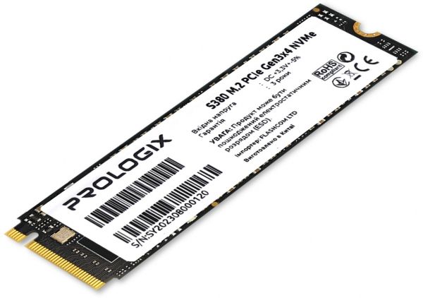����������� SSD  256GB Prologix S380 M.2 2280 PCIe 3.0 x4 NVMe TLC (PRO256GS380) - �������� 2