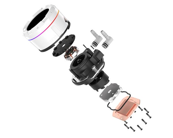 ������� �������� ���������� ID-Cooling Space LCD SL360 White - �������� 6