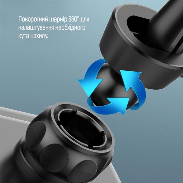 ��������� ������������� �olorWay Metallic Gravity Holder 3 Black (CW-CHG14-BK) - �������� 12