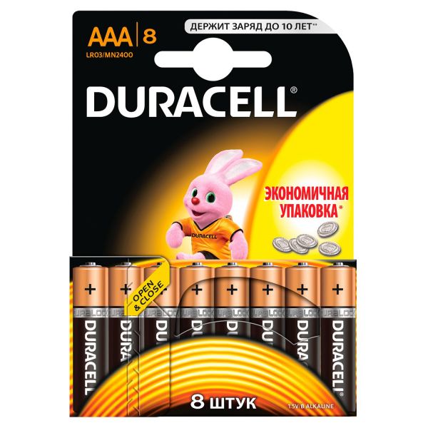  Duracell Duralock Basic AAA/LR03 BL 8 -  1