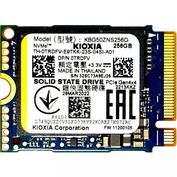 ����������� SSD  256GB Kioxia BG5 M.2 2230 NVMe PCIe 4.0 x4 (KBG50ZNS256G) - �������� 1