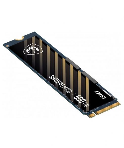 SSD ���������� MSI Spatium M450 V1 500GB M.2 2280 PCIe 4.0 x4 NVMe 3D NAND TLC (S78-440K380-P83) - �������� 3