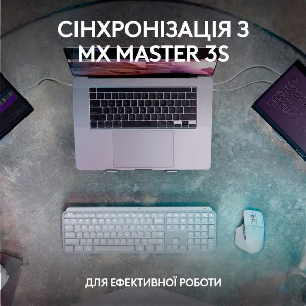 ����i����� ���������� Logitech MX Keys S Pale Grey (920-011588) - �������� 9