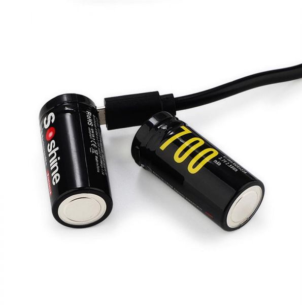 ����������� Soshine CR123A/16340 microUSB 700mAh 1�� - �������� 4