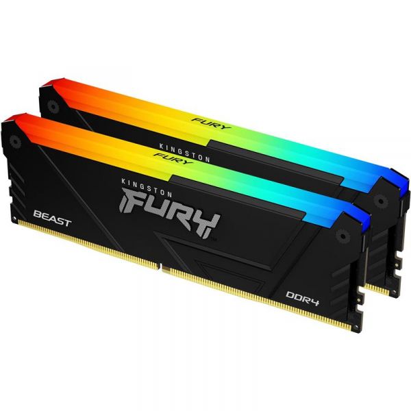   DDR4 2x8GB/3200 Kingston Fury Beast RGB (KF432C16BB2AK2/16) -  9