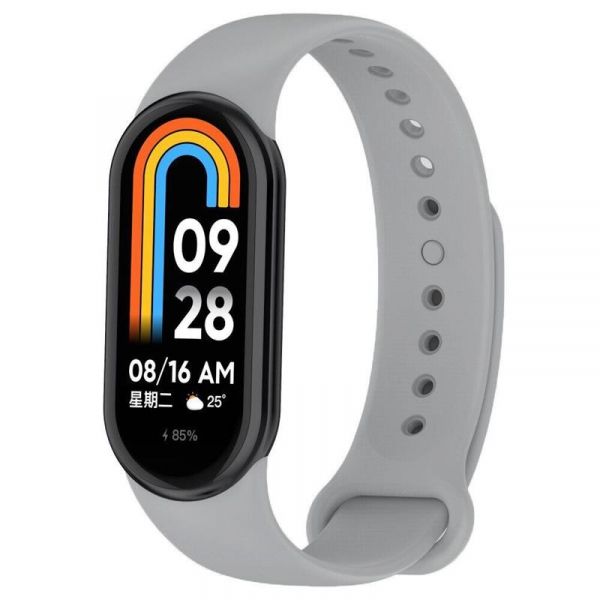���������� ������� BeCover ��� Xiaomi Mi Smart Band 8 Light Gray 709403) - �������� 1