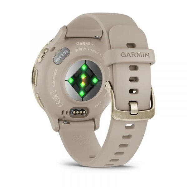 �����-���� Garmin Venu 3s Soft Gold Stainless Steel Bezel with French Gray Case and Silicone Band (010-02785-52) - �������� 7