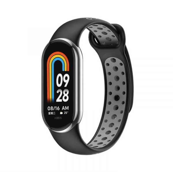 ������� BeCover Vents Style ��� Xiaomi Mi Smart Band 8 Black-Gray (709415) - �������� 1