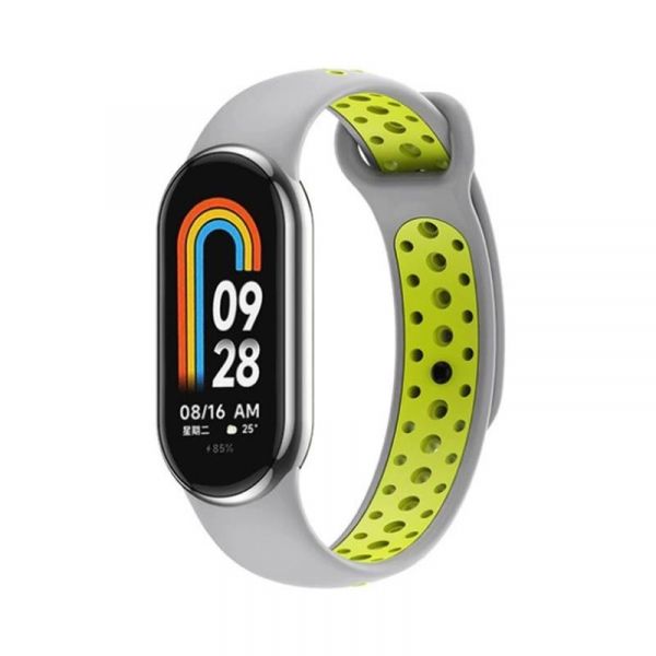 ������� BeCover Vents Style ��� Xiaomi Mi Smart Band 8 Gray-Green (709418) - �������� 1