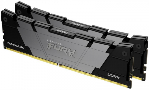 ������ ������ DDR4 2x32GB/3200 Kingston Fury Renegade Black (KF432C16RB2K2/64) - �������� 2