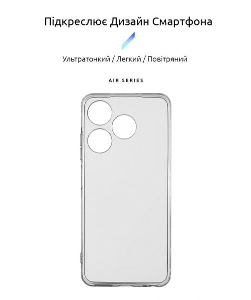 �����-�������� Armorstandart Air ��� Tecno Spark 10 4G (KI5q) Camera cover Transparent (ARM67815) - �������� 2