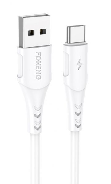 ������ Foneng X81 1M Cable USB - USB-C 2.1A 1� White (X81-CA-TC) - �������� 1