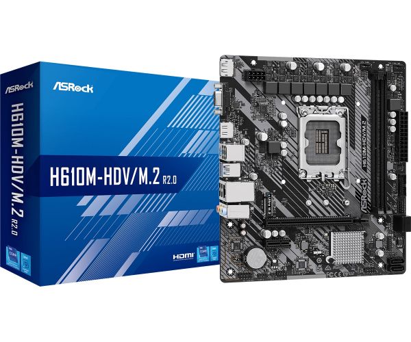   ASRock H610M-HDV/M.2 R2.0 Socket 1700 -  1
