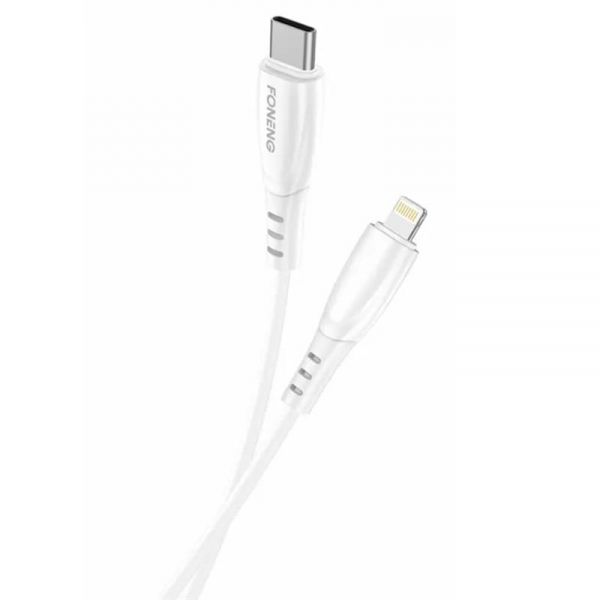  Foneng X75 USB-C - Lightning 1 White (X75-CA-TCIP) -  1