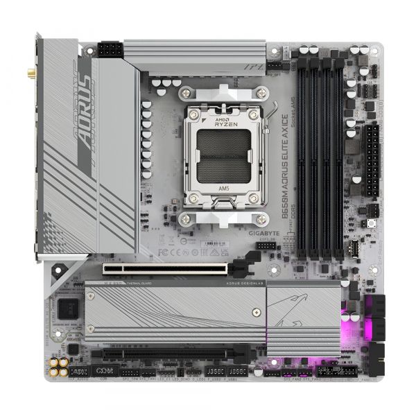 ����������� ����� Gigabyte B650M Aorus Elite AX Ice Socket AM5 - �������� 2