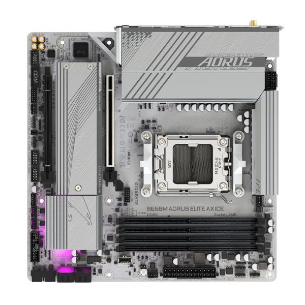����������� ����� Gigabyte B650M Aorus Elite AX Ice Socket AM5 - �������� 5