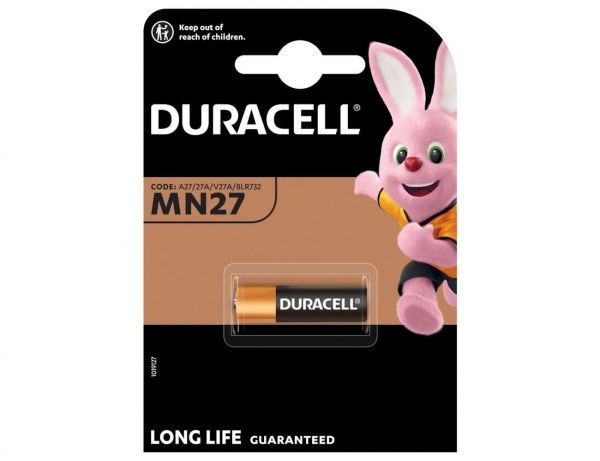 ��������� ����� ����. Duracell MN27 12V (A27 / 27A / V27A / 8LR732 ) 1 �� (5000394023352) - �������� 1