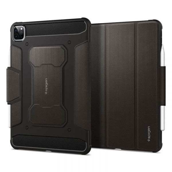 �����-������ Spigen Rugged Armor Pro ��� Apple iPad Pro 11 (2020/2021/2022) Gunmetal (ACS01025) - �������� 1